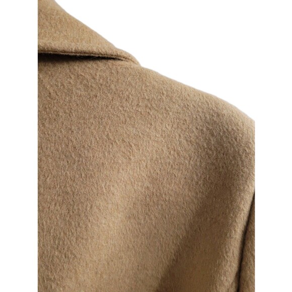Lauren Ralph Lauren Wool Blend Double Breasted Peacoat Camel Women’s 12 - Picture 13 of 13